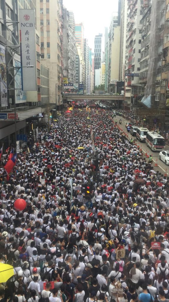 march against extradition law hong kong 6