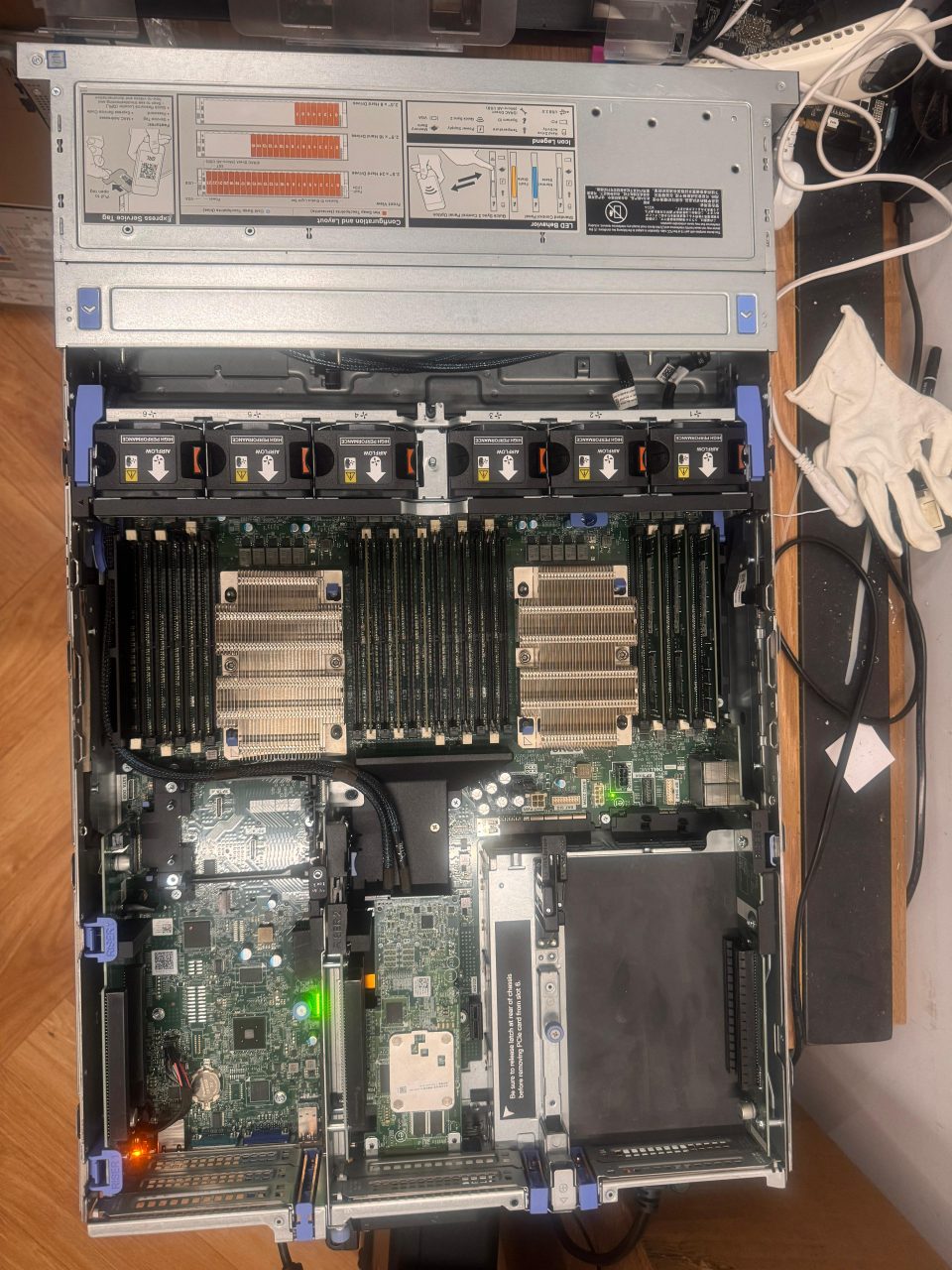 R720 before setup